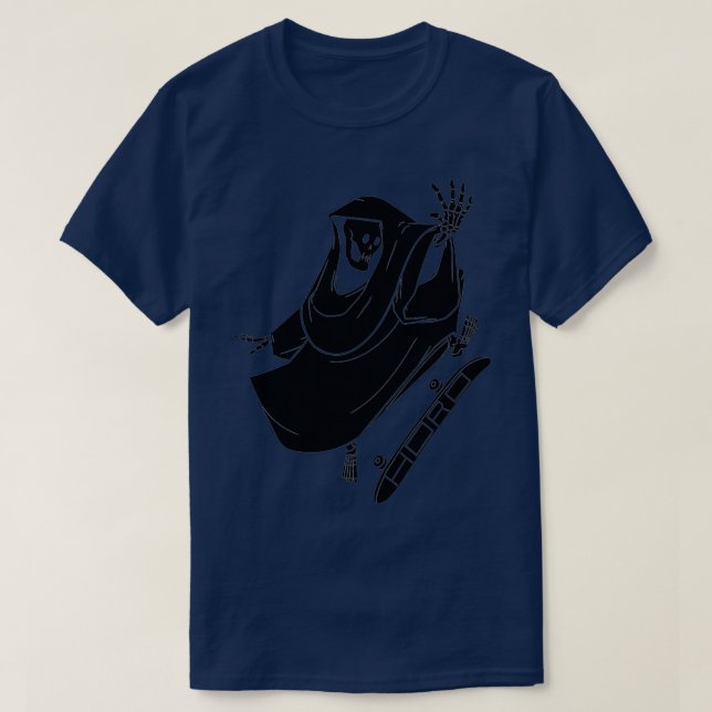 Skeleflip Black T-Shirt (Design Front)