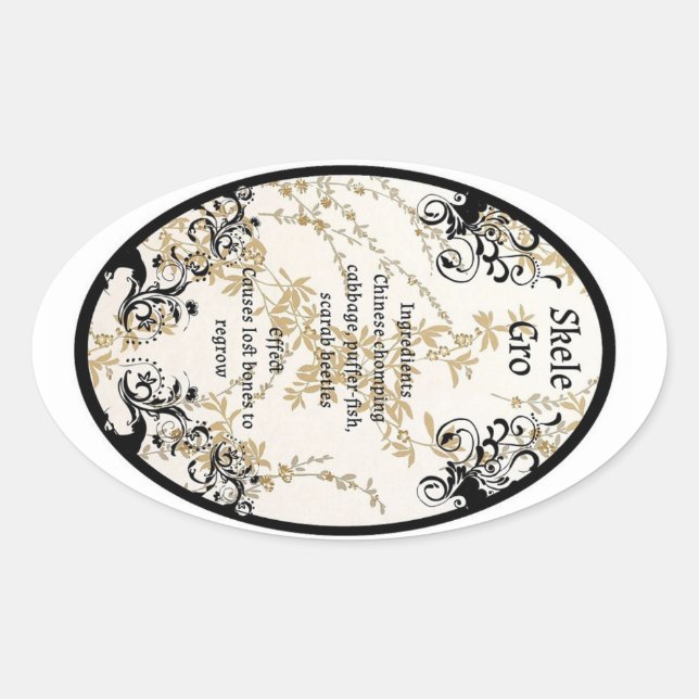 Skelegro potion label  (Front)