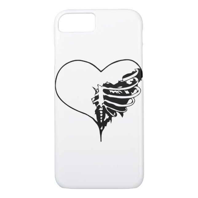 Skeleheart - White Case-Mate iPhone Case (Back)