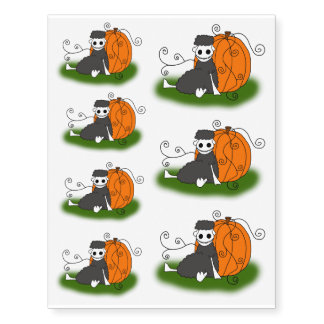 Skelesheep Temporary Tattoos
