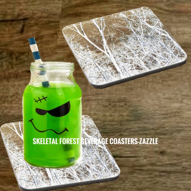 Skeletal Forest Beverage Coaster (Creator Uploaded)