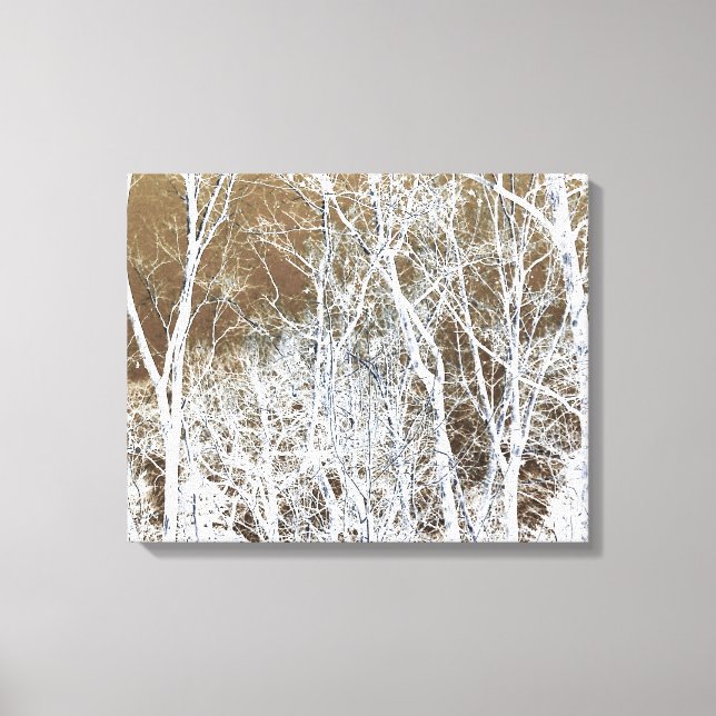 Skeletal Forest Canvas Print (Front)