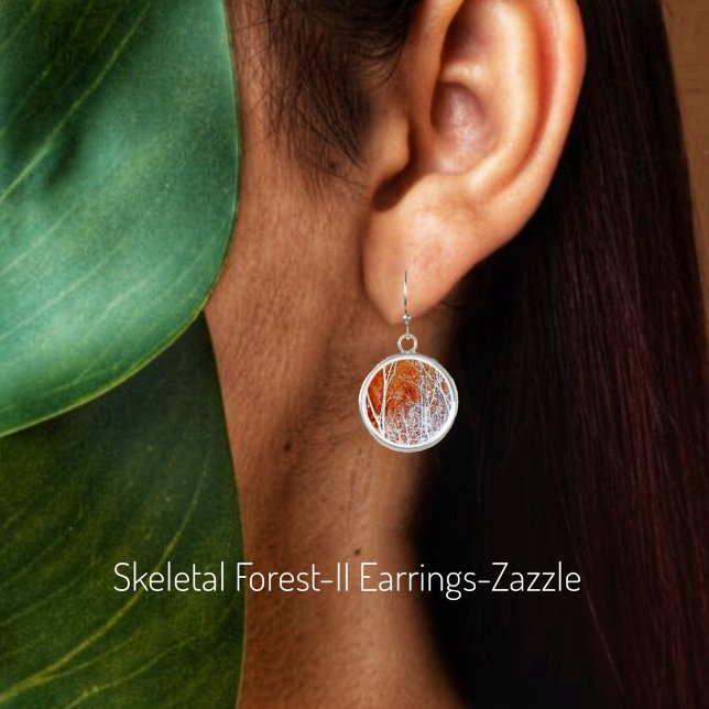 Skeletal Forest-II Earrings (Creator Uploaded)