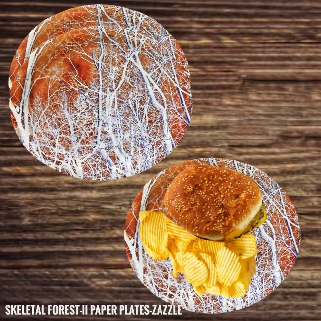 Skeletal Forest-II Paper Plates (Creator Uploaded)