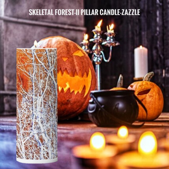 Skeletal Forest-II Pillar Candle (Creator Uploaded)