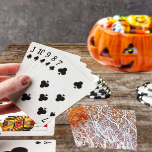 Skeletal Forest II Poker Cards