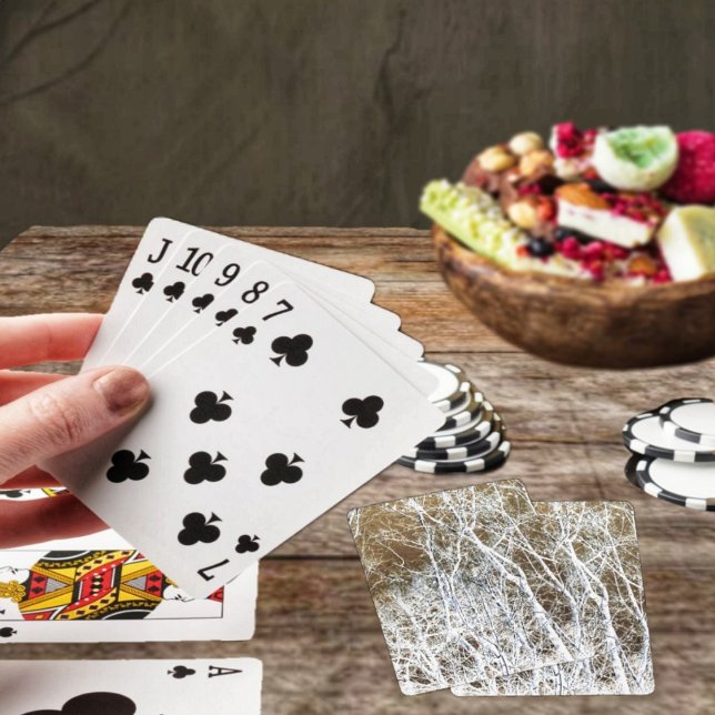 Skeletal Forest Poker Cards (Break out the Skeletal Forest Poker Playing Cards, for a spooky game of poker!)