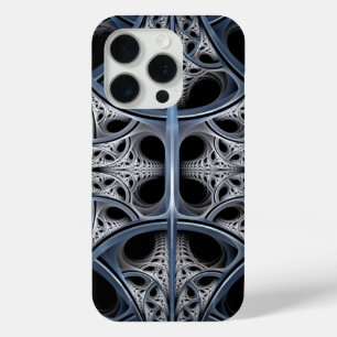 Skeletal Hall Geometric Fractal Art iPhone 15 Pro Case