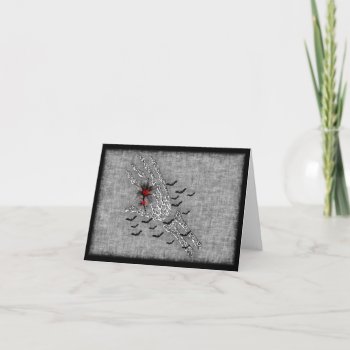 Skeletal Hand Of Love Holiday Card by Crazy_Card_Lady at Zazzle