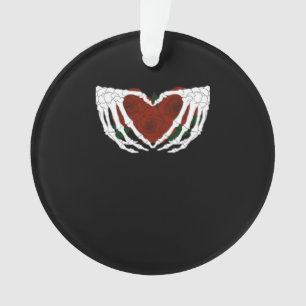 Skeletal Heart Ornament