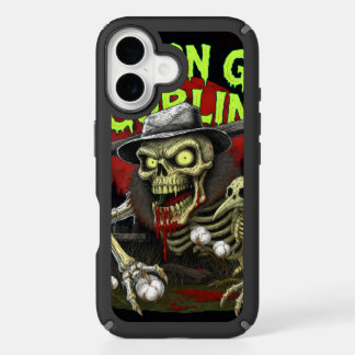 Skeletal Horror Cowboy Cotton Ghost | Dark Fantasy iPhone 16 Case