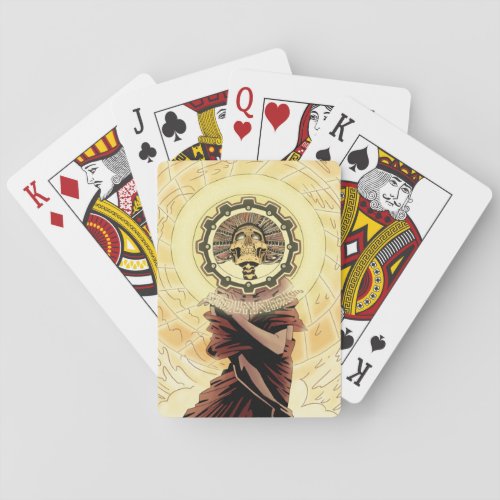 Skeletal light Bicycle playing cards