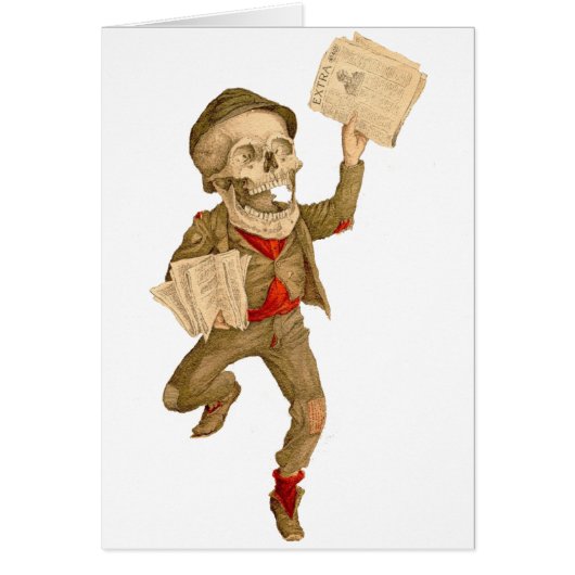 Skeletal Paperboy Cards (Front)