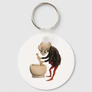 Skeletal Pharmacy Keychain
