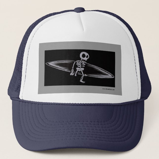 Skeletal Surfer Amputee Cap (Front)