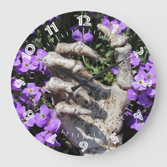 Skelethand - Gothic / Wanduhr Large Clock (Front)