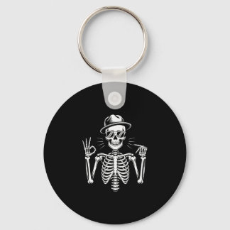 Skeleton 67 Sign Language Alpha Slang Gen 67th Num Keychain