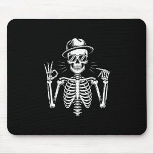 Skeleton 67 Sign Language Alpha Slang Gen 67th Num Mouse Pad