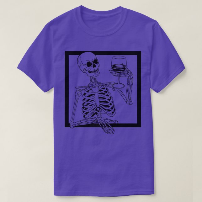 Skeleton Alt Gothic Egirl Emo Pastel Goth Clothes  T-Shirt (Design Front)