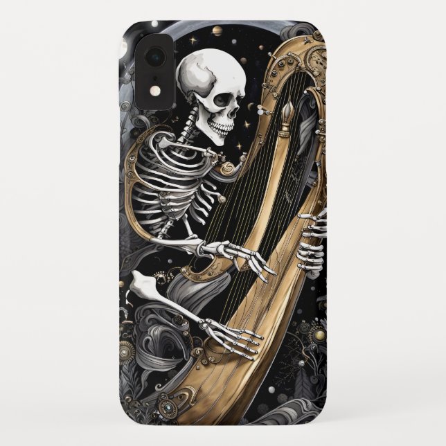 Skeleton and Harp I Case-Mate iPhone Case (Back)