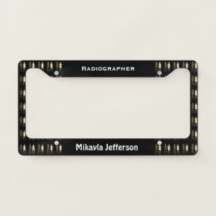 Skeleton and Soft Tissue Radiographer License Plate Frame