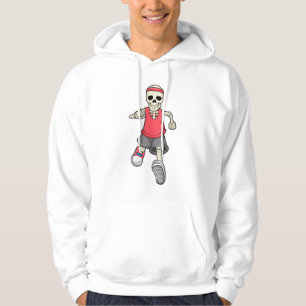 Skeleton at Running with Headband Hoodie
