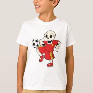 Skeleton at Soccer Sports T-Shirt