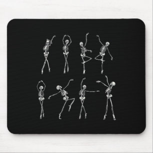 Skeleton Ballerinas Halloween Costume Ballet Girl  Mouse Pad