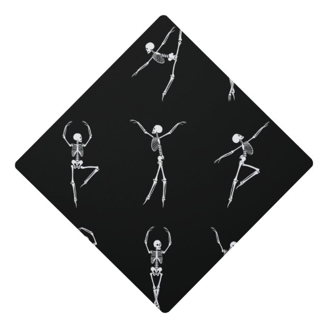 Skeleton Ballet  Graduation Cap Topper (Front)