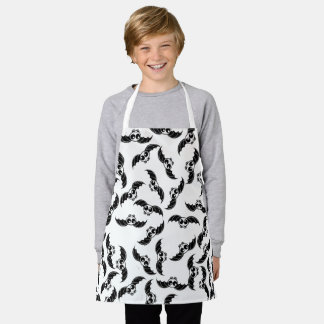 Skeleton Bats Halloween Apron