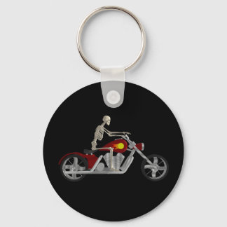 Skeleton Biker / Bike Rider: 3D Model: Keychain