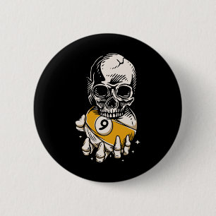 Skeleton Billiards Ll Snooker Pool Billiards Playe Button