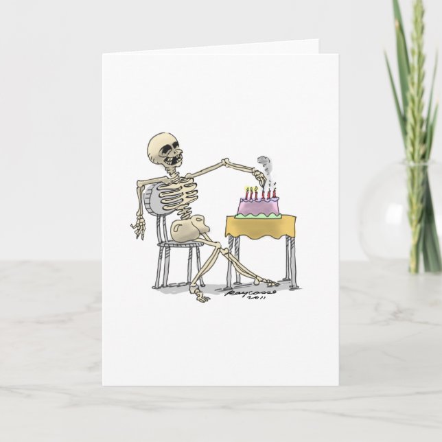 sKeLeToN BiRtHdAy CaKe Card (Front)