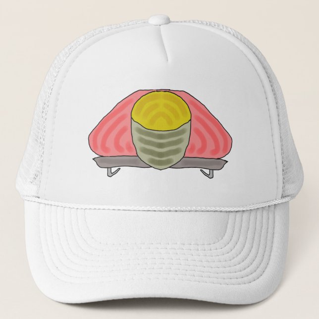 Skeleton Bobsled Trucker Hat (Front)