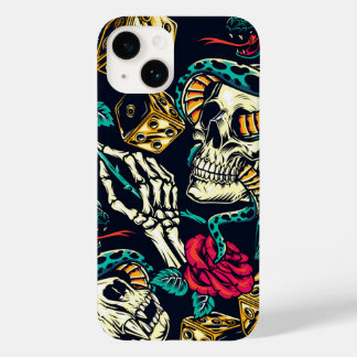 Skeleton bones Drawing iPhone Case