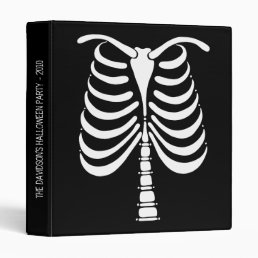 Skeleton Bones Halloween Photo Album Binder