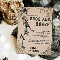 Skeleton Boos & Booze Adult Halloween Party