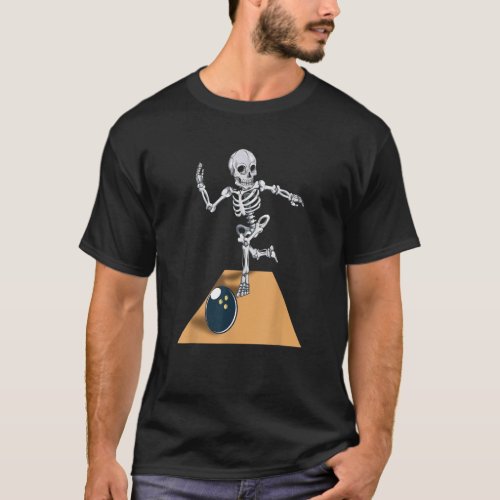 Skeleton Bowling Shirt Bowler Ha