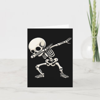 Skeleton Boys Kids Men Funny Halloween Card