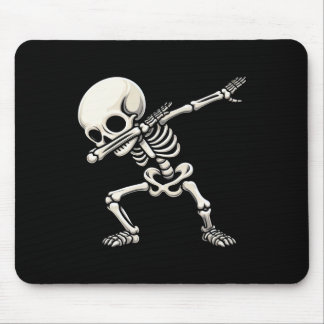 Skeleton Boys Kids Men Funny Halloween Mouse Pad