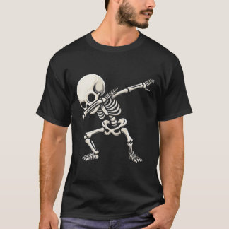 Skeleton Boys Kids Men Funny Halloween T-Shirt