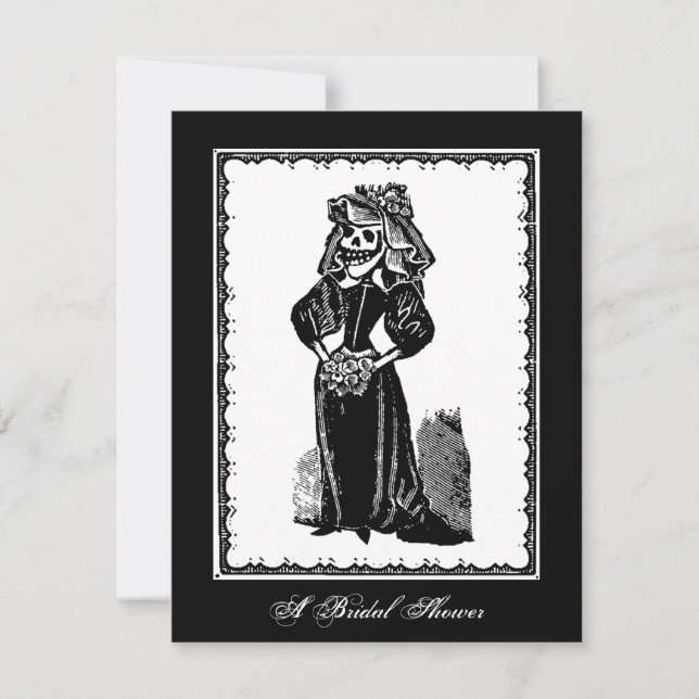 Skeleton Bride (Bridal Shower) - Invitation (Front)