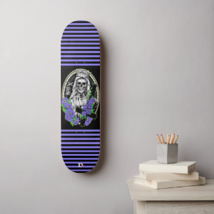 Skeleton Bride with Stripes Dd Brand Skateboard