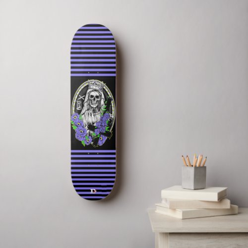 Skeleton Bride with Stripes Dd Brand  Skateboard