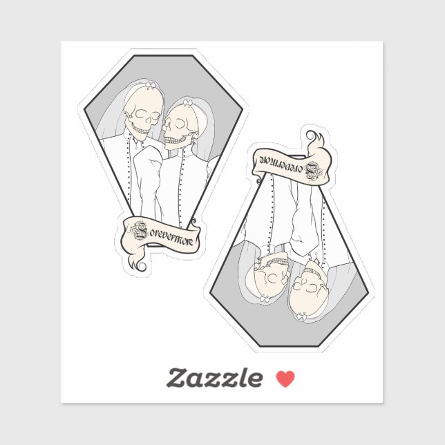 Skeleton Brides Sticker (Sheet)