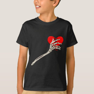 Skeleton Broken Heart Bones Divorce Breakup Heartb T-Shirt