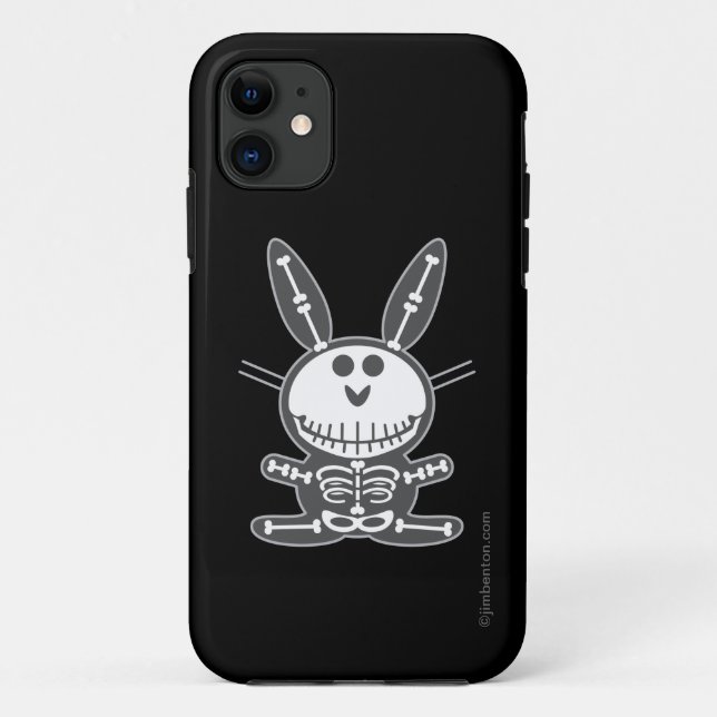 Skeleton Bunny Case-Mate iPhone Case (Back)