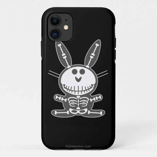 Skeleton Bunny Case-Mate iPhone Case (Back)