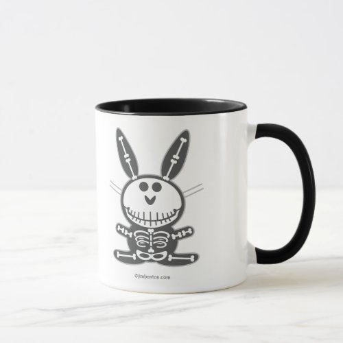 Skeleton Bunny Mug