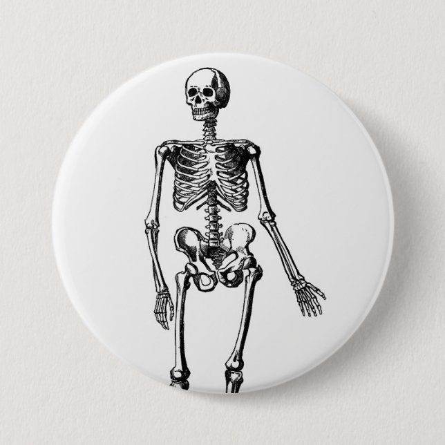 Skeleton Button (Front)
